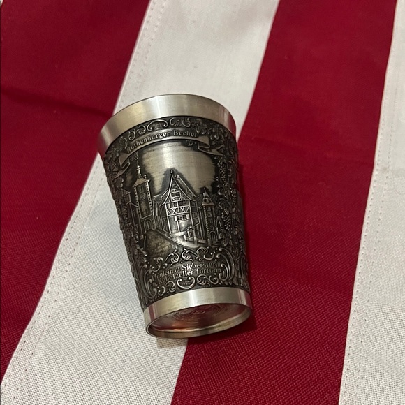 Other - Silver-color Engraved German cup